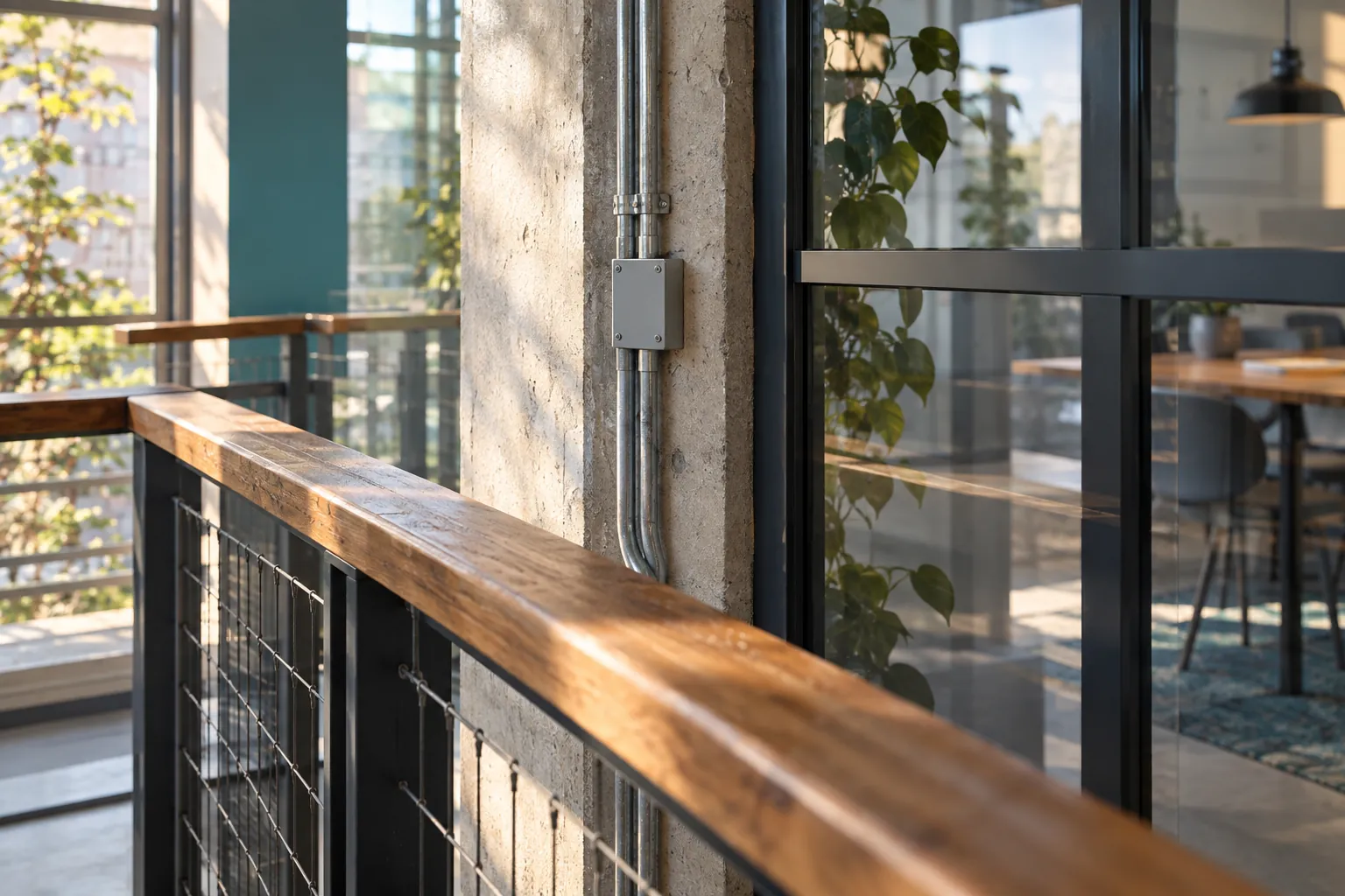 A threshold where architecture and technology meet
